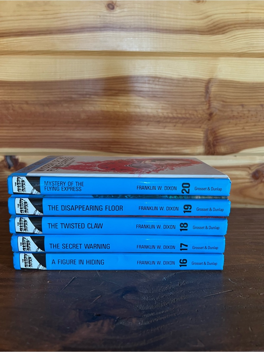 The Hardy Boys Blue-Spine Mystery Books (Volumes 16-20)